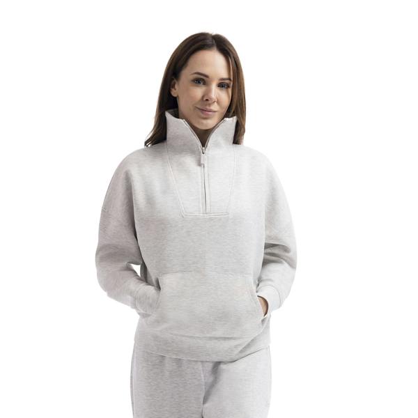 Trespass Womens Jean Half Zip Sweatshirt - Grey Marl