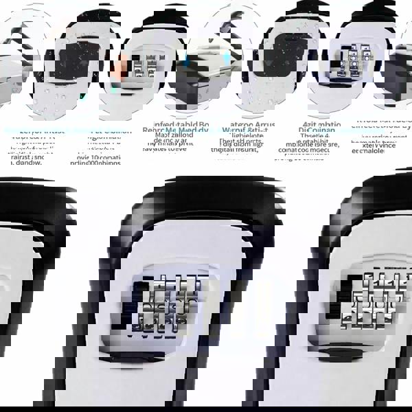 smartbies Key Safe Wall Mounted-Key Lock Box