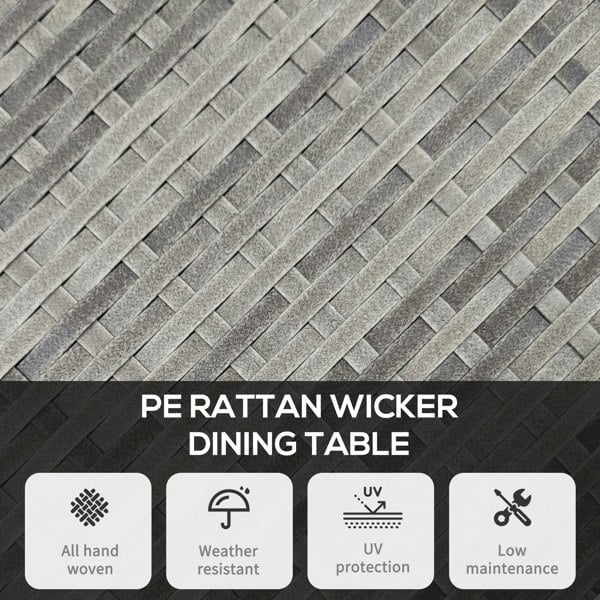 Rattan Dining Table