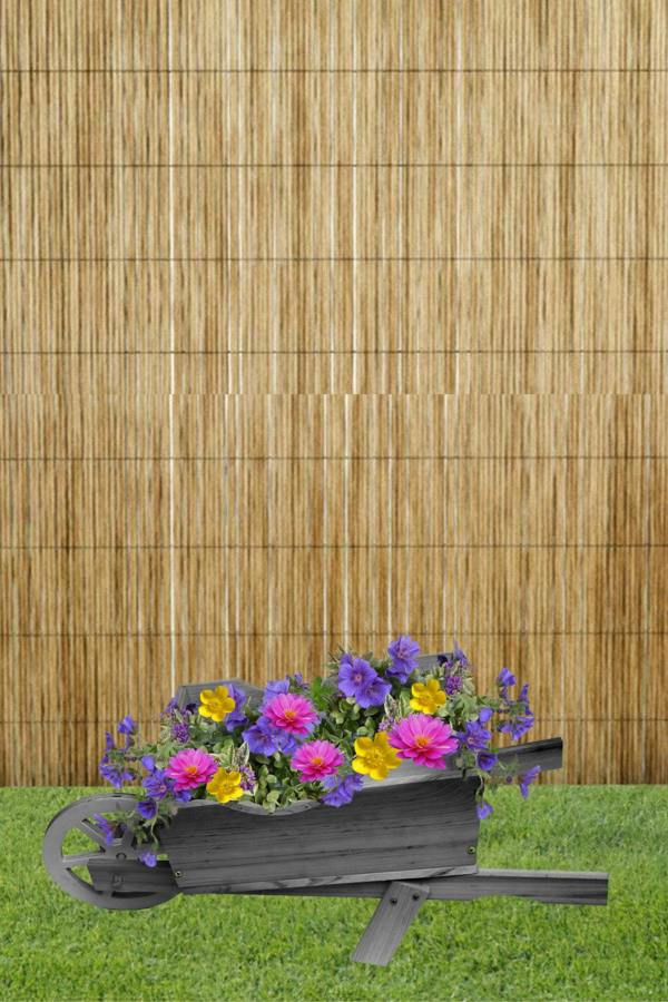 Groundlevel Farmyard Style Garden Wheelbarrow Planter