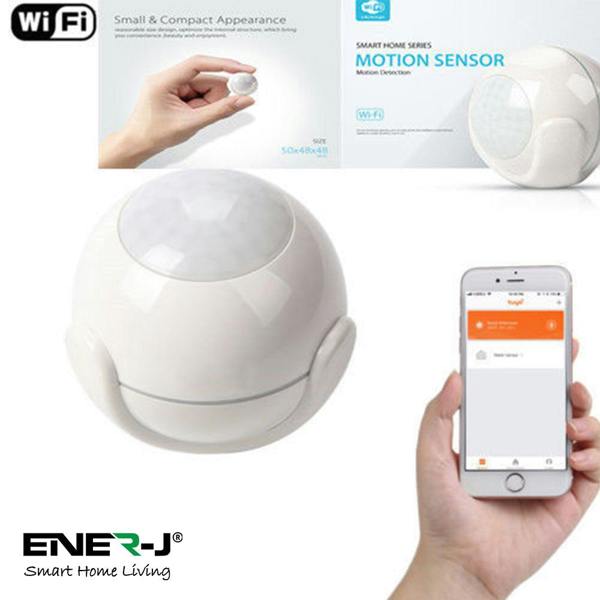WiFi motion sensor connected to mobile app for real time alerts