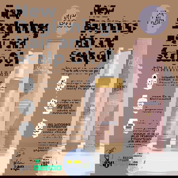 new beginning hair and scalp oil