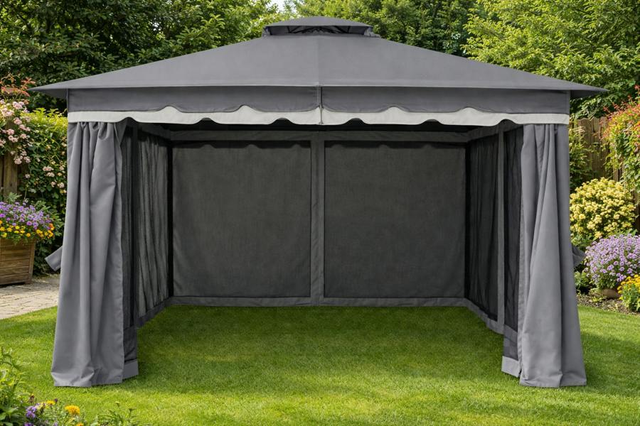 Monaco Replacement Canopy Gazebo - 3m x 3m & 4m x 3m Available The Garden Furniture Shop