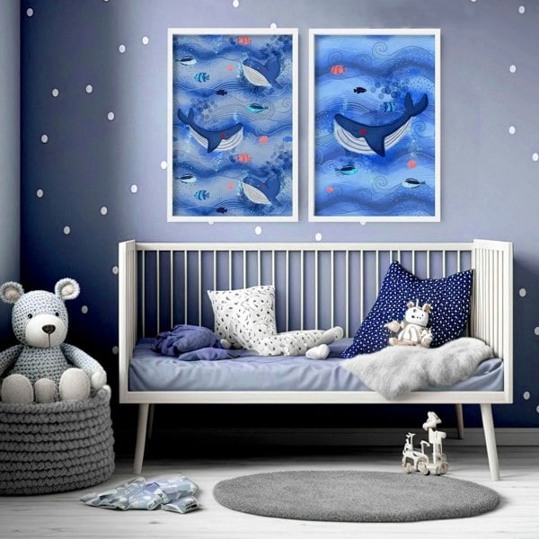 Playroom wall art | set of 2 wall art for Nursery