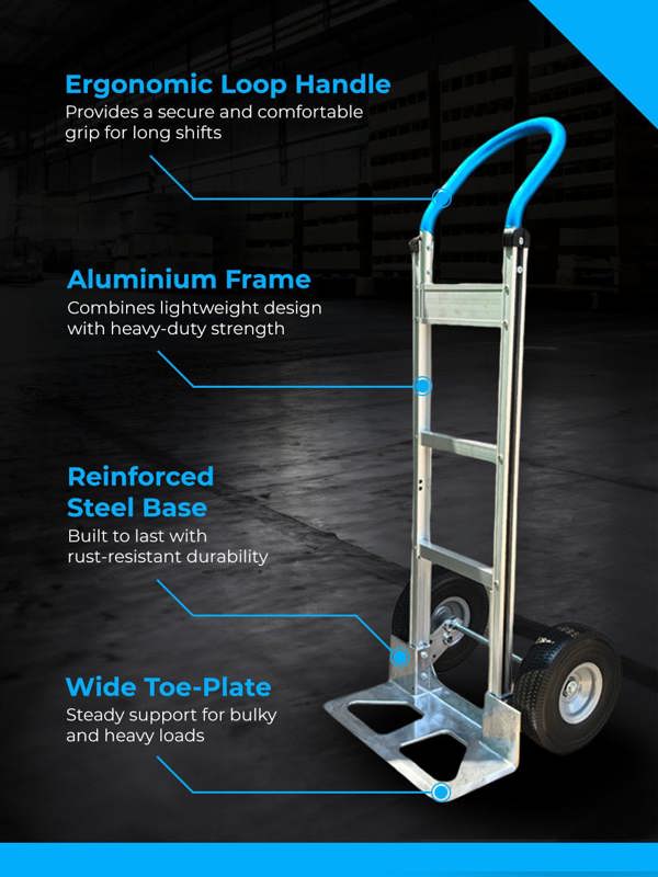 Workhorse Heavy Duty Delivery Drivers Truck, 225 Kg Capacity