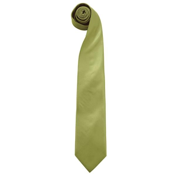 Premier Mens “Colours” Plain Fashion / Business Tie (Pack of 2) - Grass