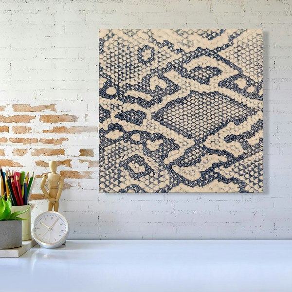 Warren Reed Snake Skin Canvas