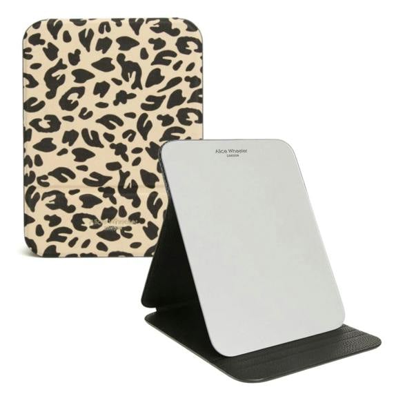Alice Wheeler Folding Travel Vanity Mirror  Boxed For Gifting
