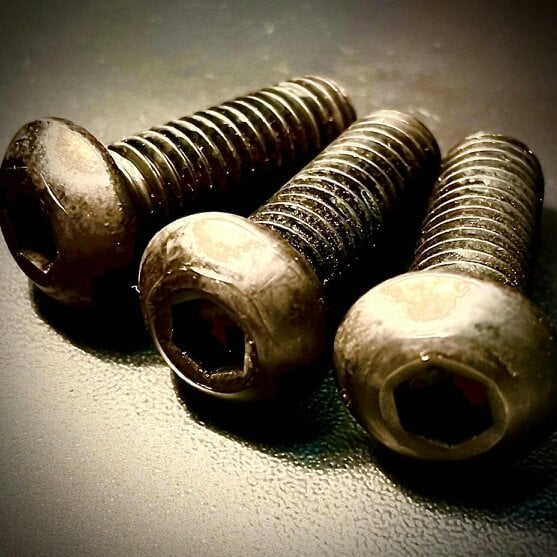 Fixaball BSW 1/2" Socket Screw Button High Tensile 10.9 Self-Colour