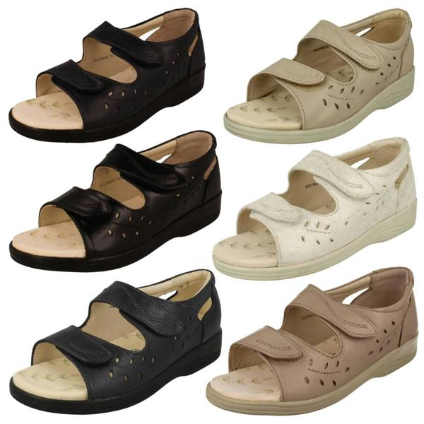 Padders Ladies Padders Peep Toe Sandals - Heatwave