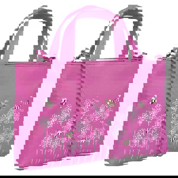 Mala Leather Moonflower Bee & Flowers Multiway Leather Grab Bag