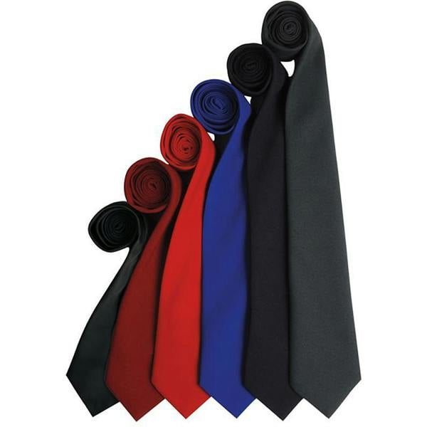 Premier Tie - Men Plain Work Tie - Red