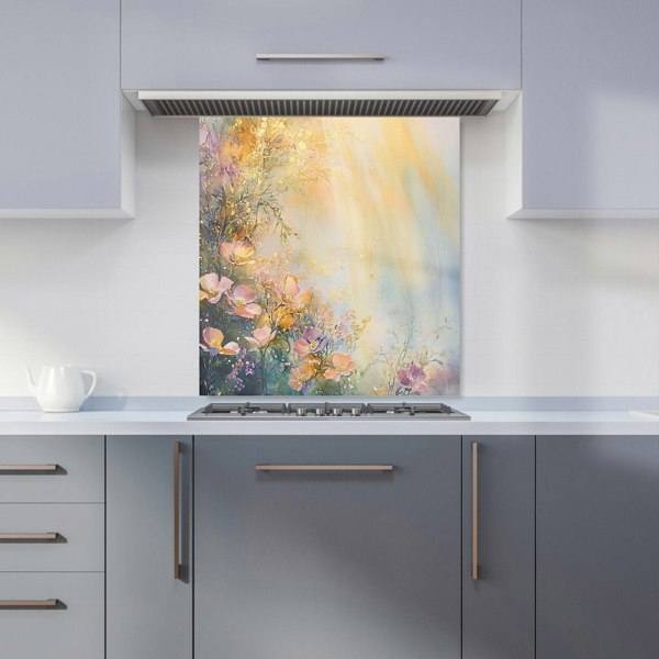 Warren Reed Spring Meadow Glass Kitchen Splashback - 00007