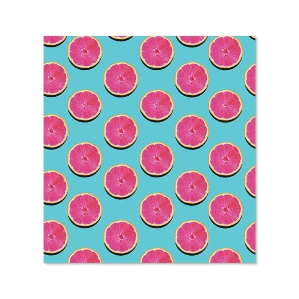 Warren Reed - Designer Fruity Pattern Of Pink Grapefruit Kitchen Splashback