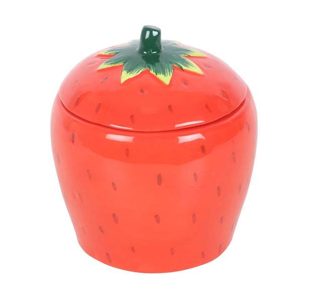 Kingsbury Gifts Strawberry Shaped Scented Jar Candle
