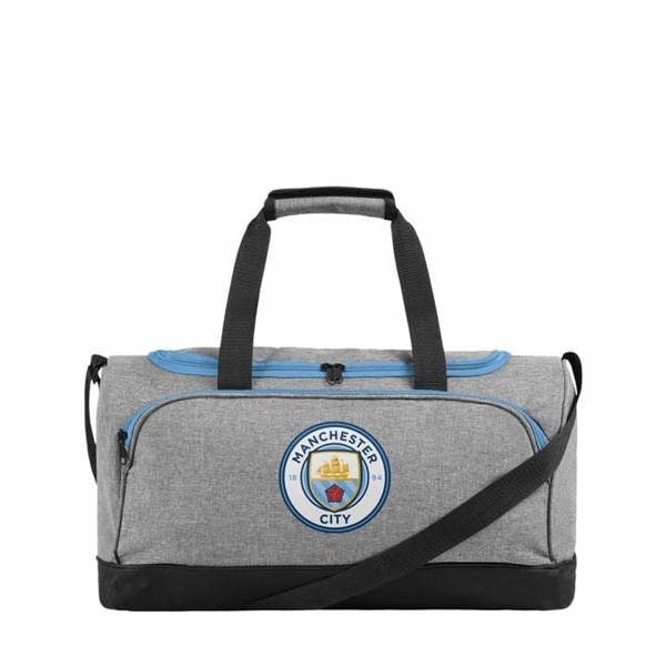 Manchester City FC Grey Duffle Bag, Bags, Sports, Gift