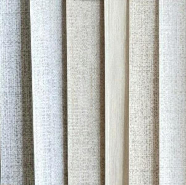Grandeco Twill Plain Fabric Textured Wallpaper, Light Taupe