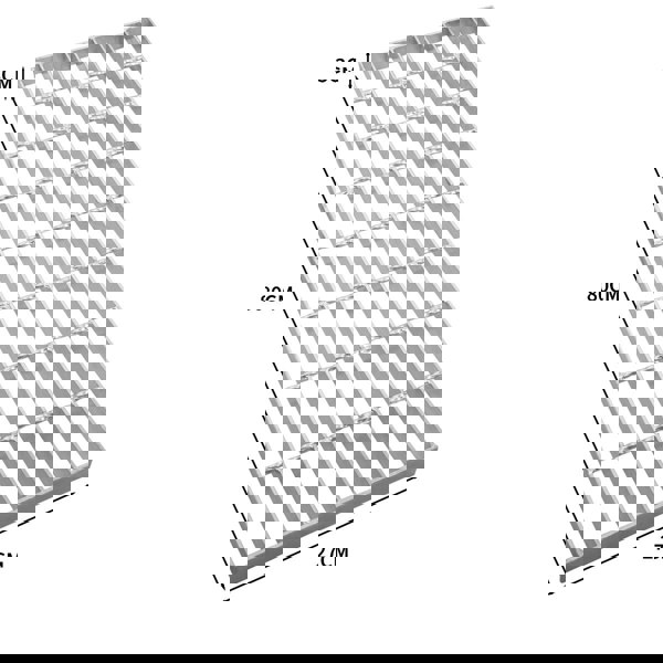 Monstershop Galvanised Grating - 800mm x 270mm