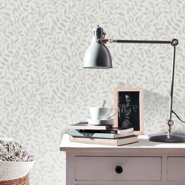 Erismann Ameroso Morris Style Leaf Wallpaper