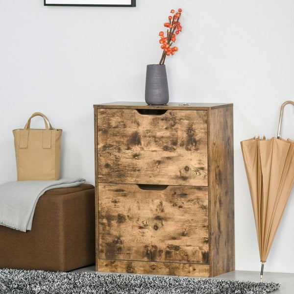 Flip-down Shoe Cabinet