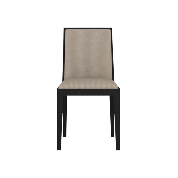 Lotus Dining Chair - Wenge and Beige
