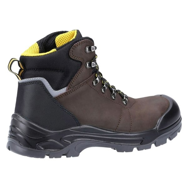 Amblers Safety AS203 Laymore Water Resistant Leather Men's Safety Boots in Brown