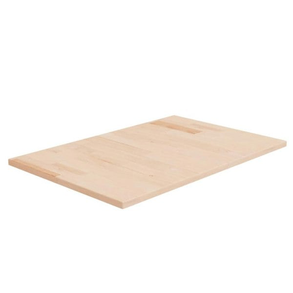 Berkfield Bathroom Countertop 60x40x1.5 cm Untreated Solid Wood