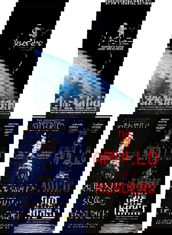 Chris Hadfield Collection 3 Books Set (An Astronaut's Guide to Life on Earth, The Apollo Murders, You Are Here)