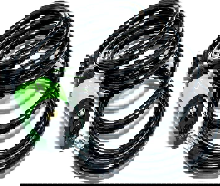 Awe Sport Direct 10mm x 185cm Steel Bike/Bicycle LED Cable Lock With Keys & Bracket