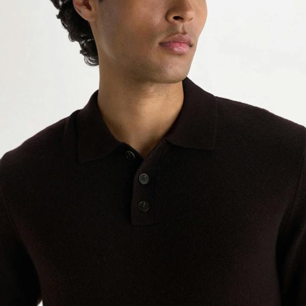 Wax London Lawrie Soft Merino Wool Polo