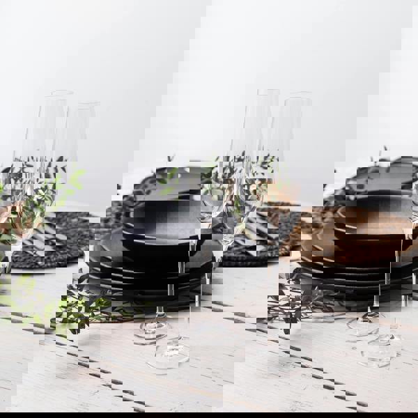 Maxwell & Williams Vino Set of 6 180ml Flute Glasses Gift Boxed