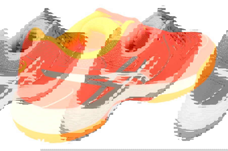 Asics Gel-Game 6 Clay Womens Tennis Shoes E756Y Sneakers Trainers  3001 - Coralicious White Orange Pop 3001 - Photo 2