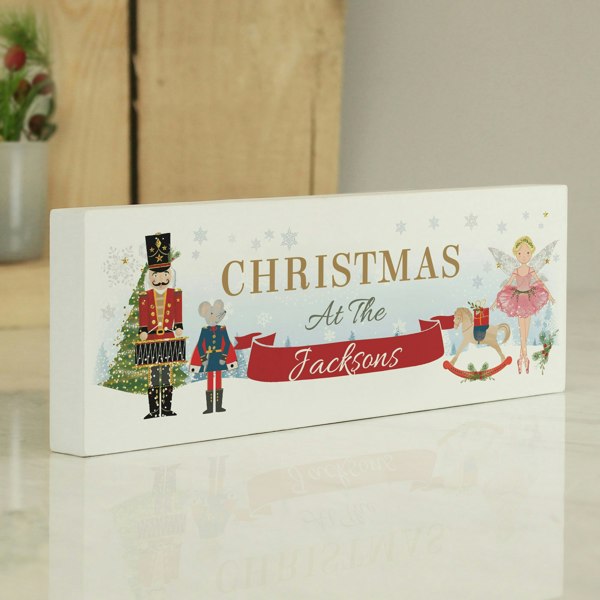 Personalised Memento Company Personalised Nutcracker Wooden Mantel Decoration