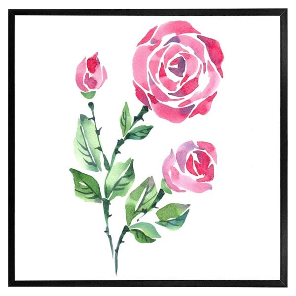 Benjamin Tate Design Rose print (picture Frame)