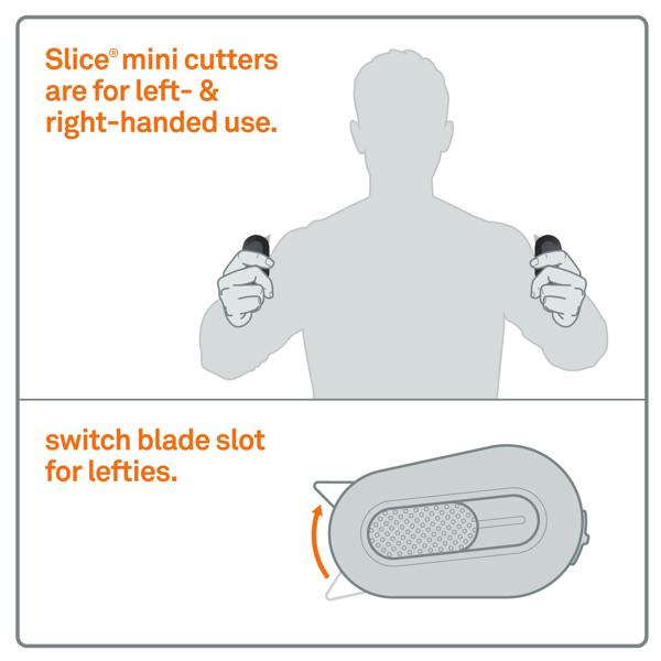 Slice Manual Mini Cutter Ambidextrous use - DaltonSafety