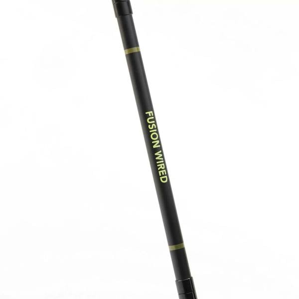 Gabel Trekking Poles Fusion Wired Black Black and Lime Folding Telescopic