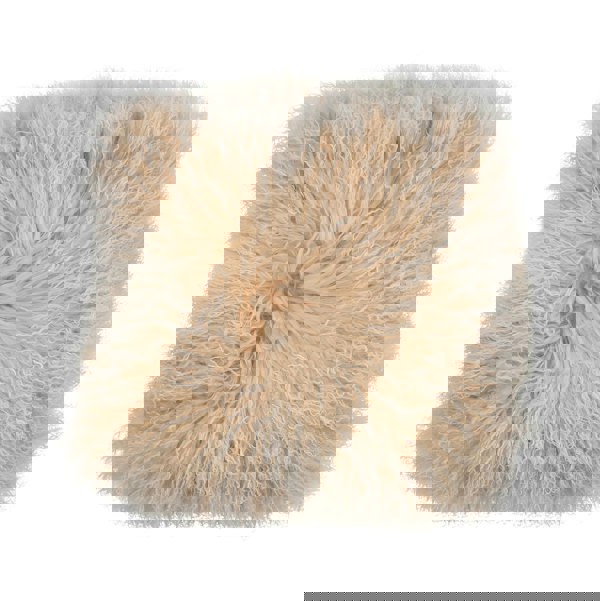 Curly Sheepskin Cushion | Doublesided | 56x56 cm | 40x40 cm Arctic Sunrise