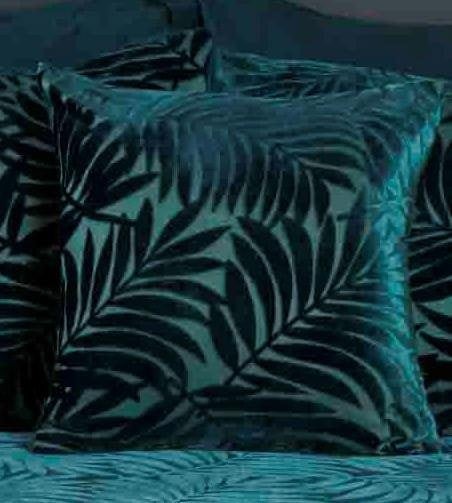 HomeSpace Direct Velvet Leaves Duvet Cover Set