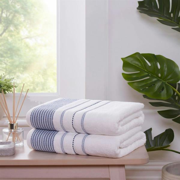 Rapport Dakota Stripe Mono 6pc Towel Bale
