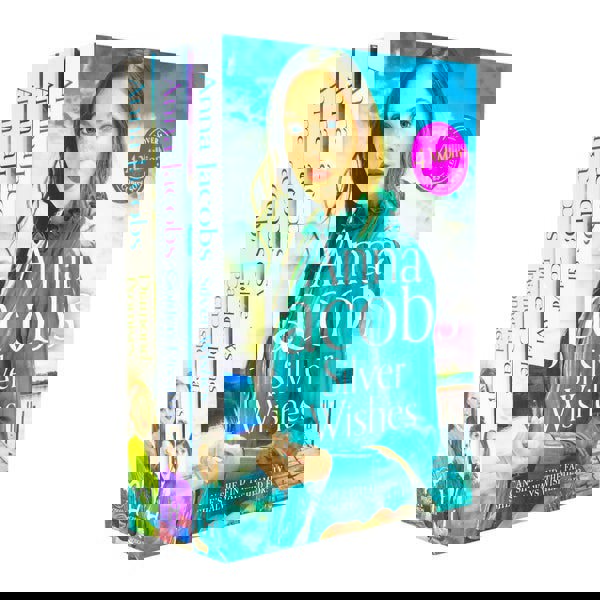 Anna Jacobs Jubilee Lake Series 3 Books Collection Set (Silver Wishes, Golden Dreams, Diamond Promises)