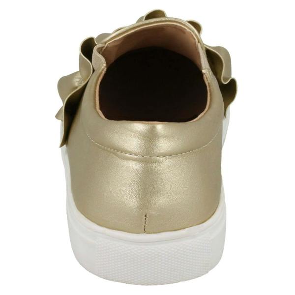 Spot On Girls Spot On Ruffle Vamp Flat Shoes