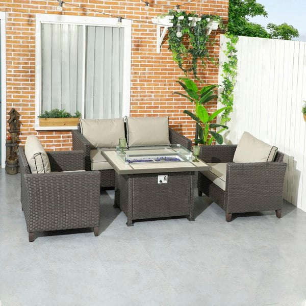 Rattan Sofa Set