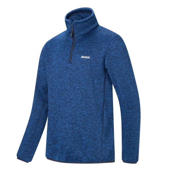 Regatta Mens Newhill Half Zip Fleece Top - Aviator Blue - 