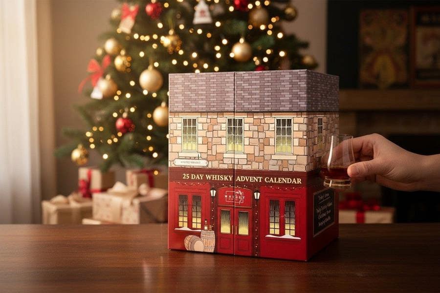 Whisky With Us 25 Day Scotch Whisky Advent Calendar. Includes Glass Bauble for Day 25 & Tasting Videos