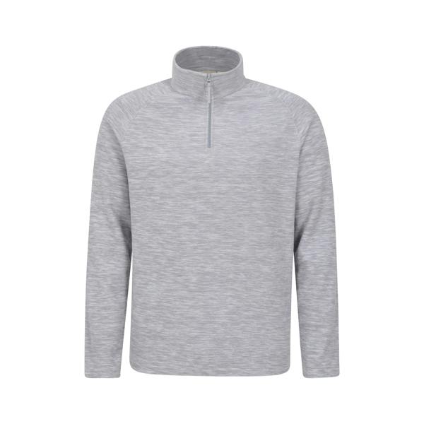 Mountain Warehouse Mens Snowdon II Fleece Top - Light Grey