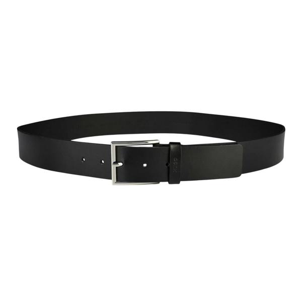 Hugo Boss Mens Giaspo Leather Belt - Black - 