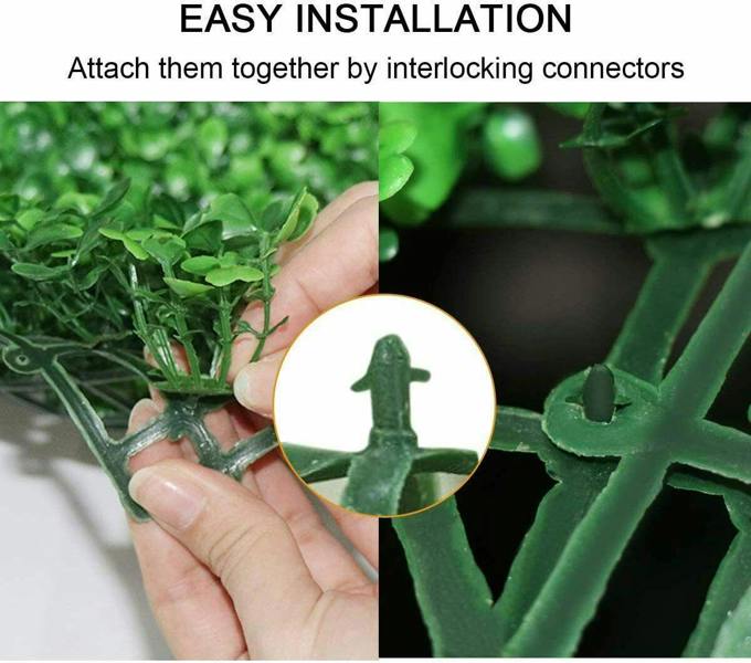 HYGRAD BUILT TO SURVIVE Artificial Boxwood Topiary Green Artifical Grass Screen Fencing Hedge Panels UK