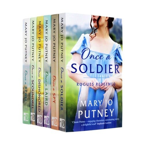 Mary Jo Putney Rogues Redeemed Collection 6 Books Set Once a Soldier, Once a Rebel & more