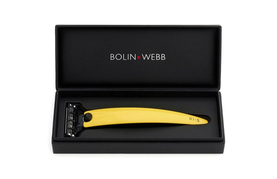 Bolin Webb Razor R1 Ferrara Yellow - Gillette Mach 3