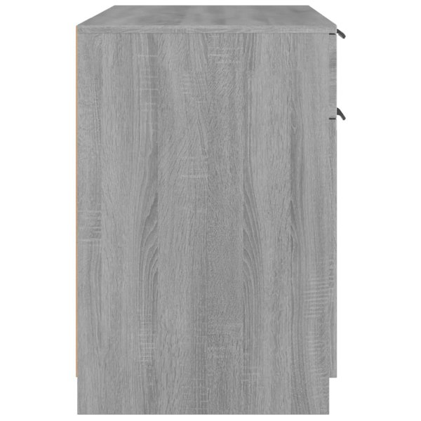 Berkfield Desk Grey Sonoma 100x50x75 cm Engineered Wood